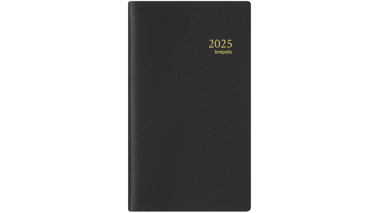Agenda 2026 Brepols Interplan Genova 7dagen/2pagina's spiraal zwart