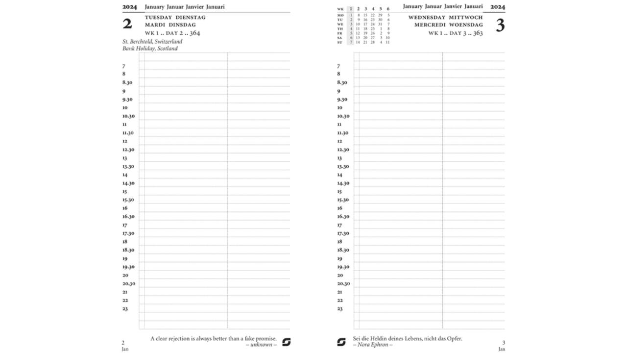Agendavulling 2026 Succes Standard 1dag/1pagina
