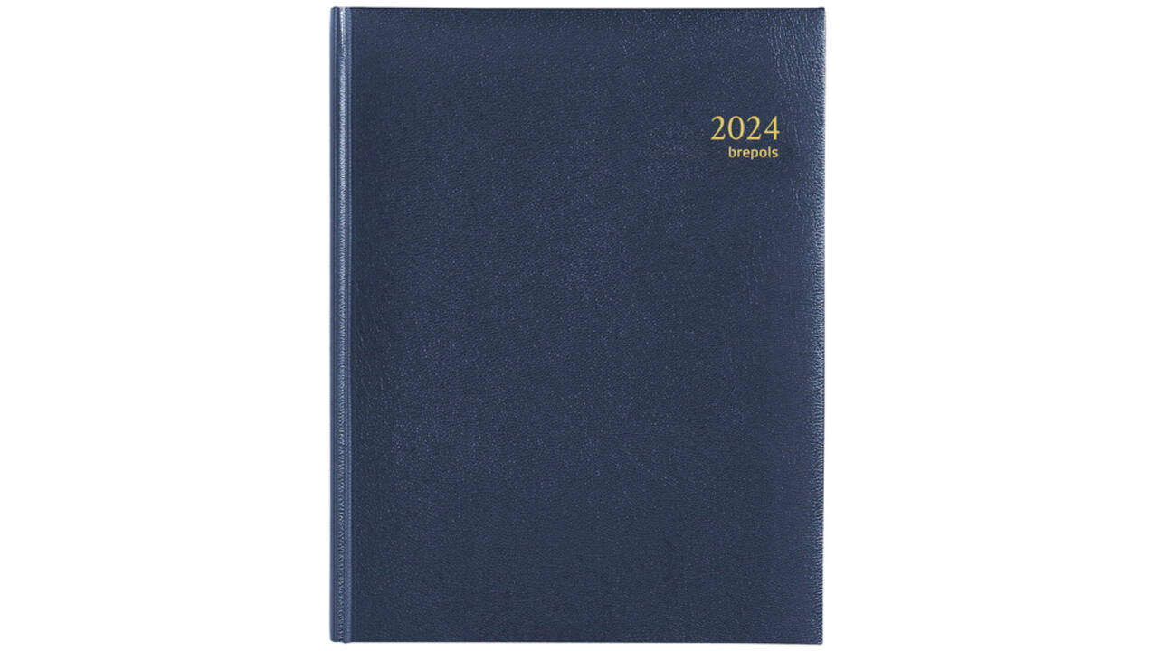 Agenda 2026 Brepols Timing Lima 7dagen/2pagina's blauw