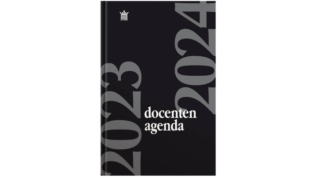 Schoolagenda 2025-2026 Ryam docenten 7dagen/2pagina's zwart