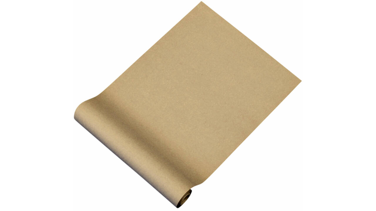 Afdekpapier info notes zelfklevend protect 300mmx50m bruin