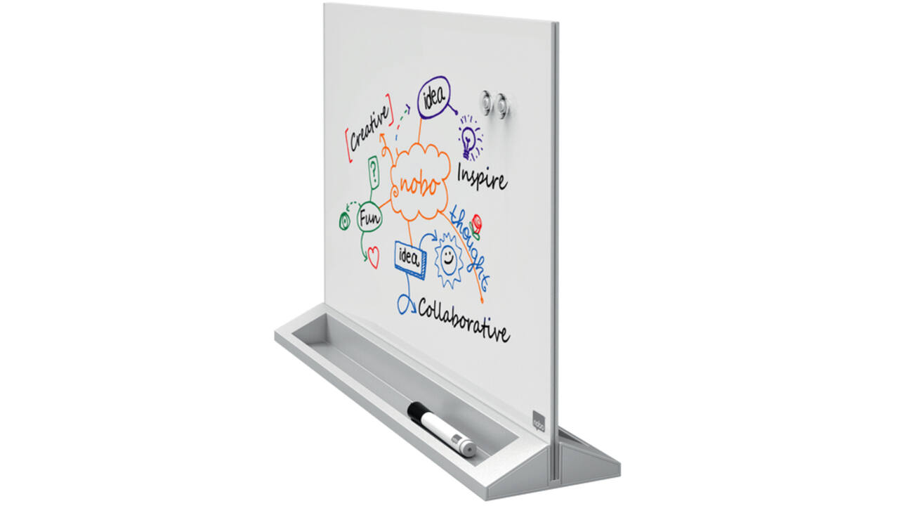 Desktop Glasbord Nobo Diamond