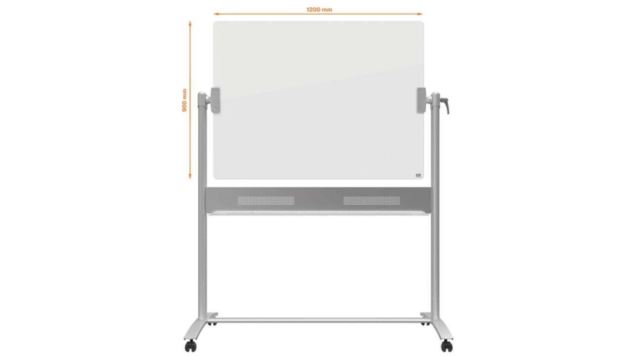 Kantel glasbord Nobo Diamond 90x120cm