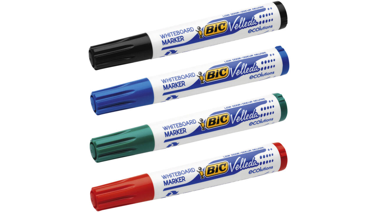 Viltstift Bic Velleda 1701 whiteboard rond large blauw