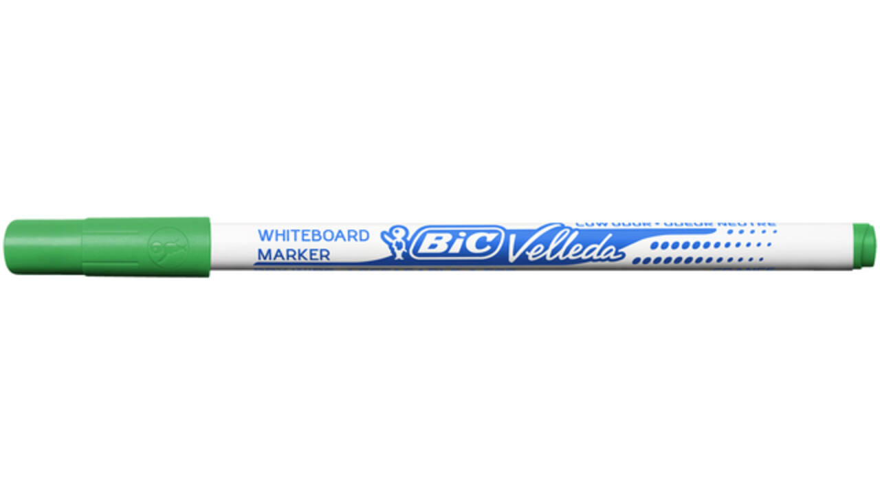 Viltstift Bic Velleda 1721 whiteboard rond fijn groen