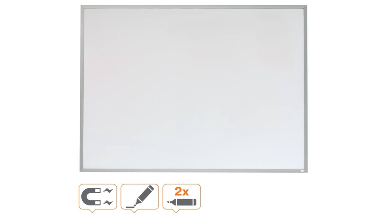 Whiteboard Nobo 58.5x43cm aluminium magnetisch