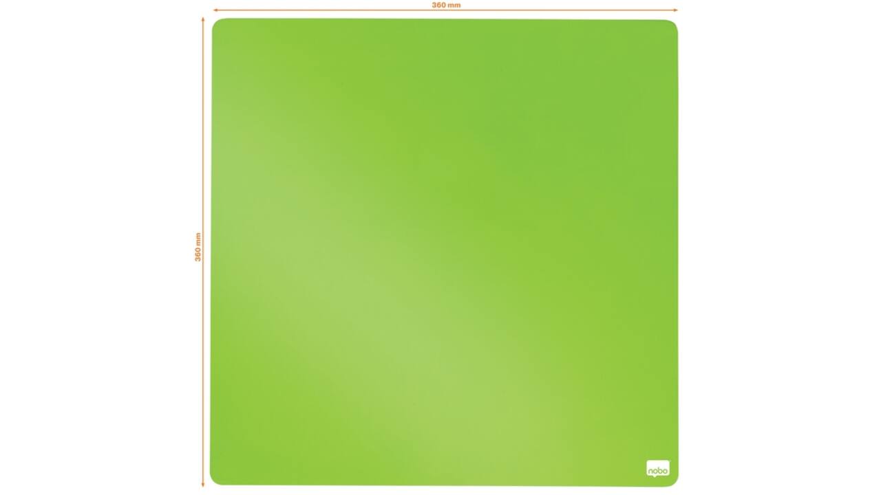 Whiteboard Nobo tegel 36x36cm groen magnetisch