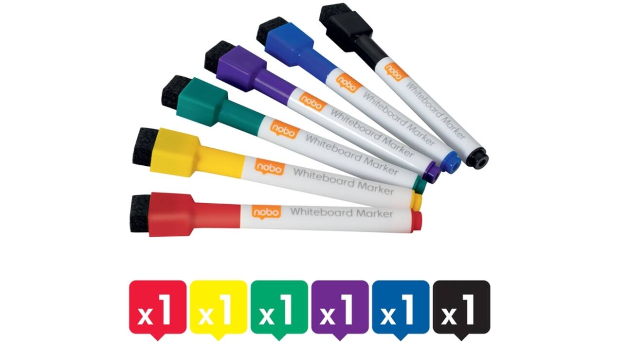 Whiteboardstift Rexel mini assorti