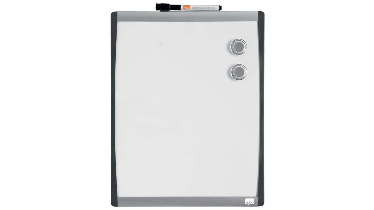 Whiteboard Nobo 35.5x28cm gewelfd
