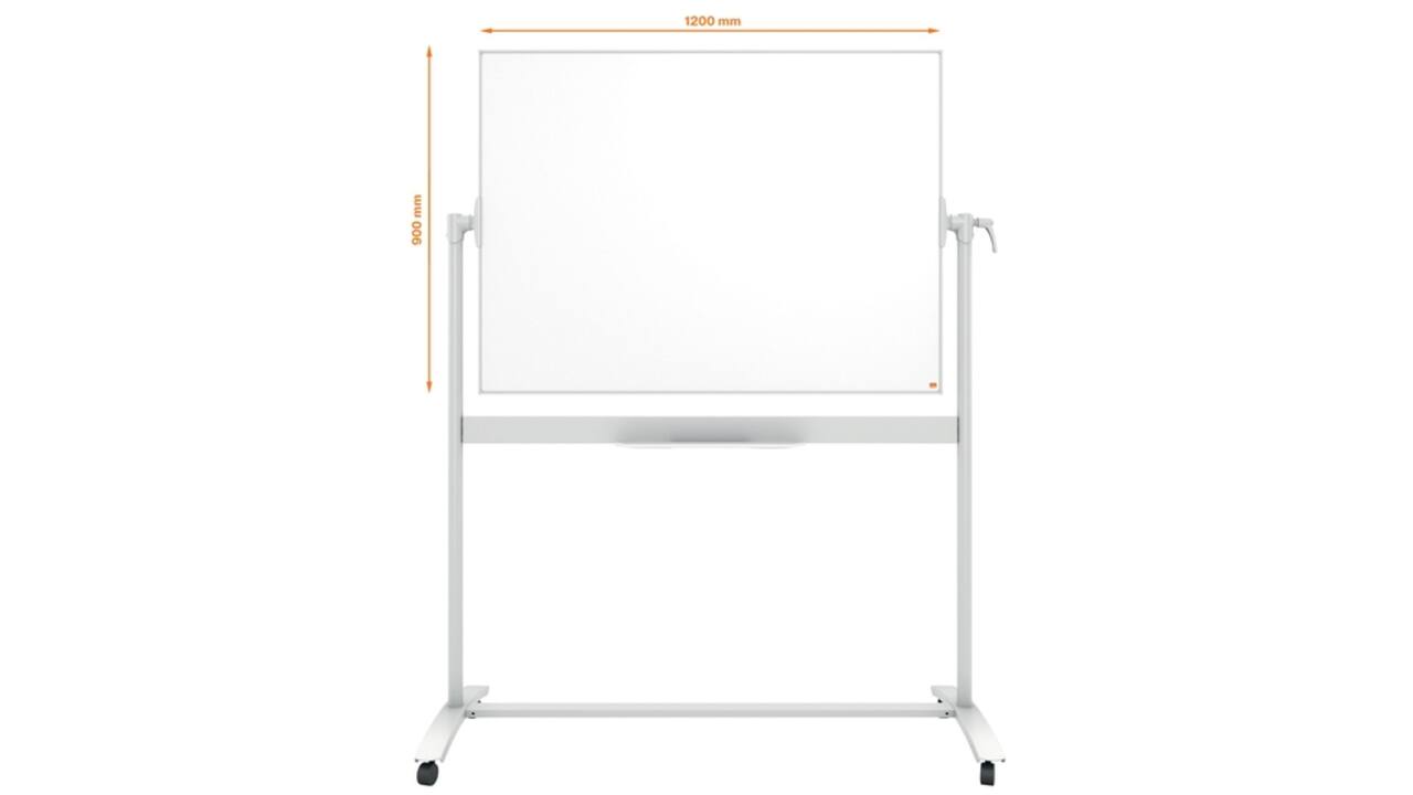 Whiteboard Nobo kantelbord 90x120cm magnetisch emaille