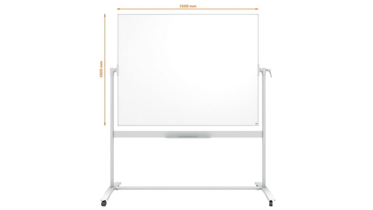Whiteboard Nobo Kantelbord 150x120cm magnetisch emaille