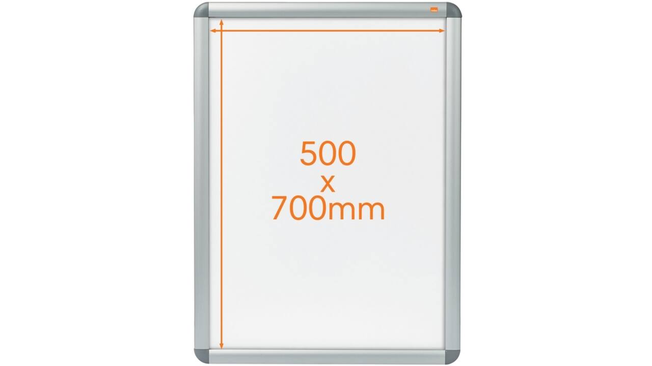 Kliklijst Nobo Premium Plus 700x500mm aluminium