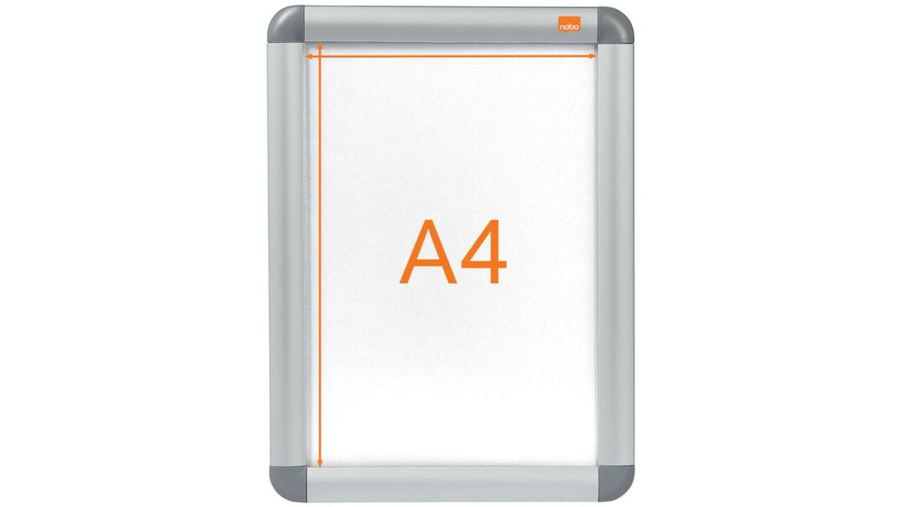 Kliklijst Nobo Premium Plus A4 aluminium