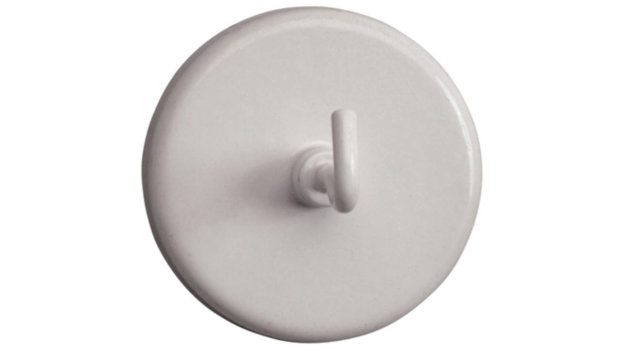 Magneet met haak MAUL 47mm trekkracht 12kg wit