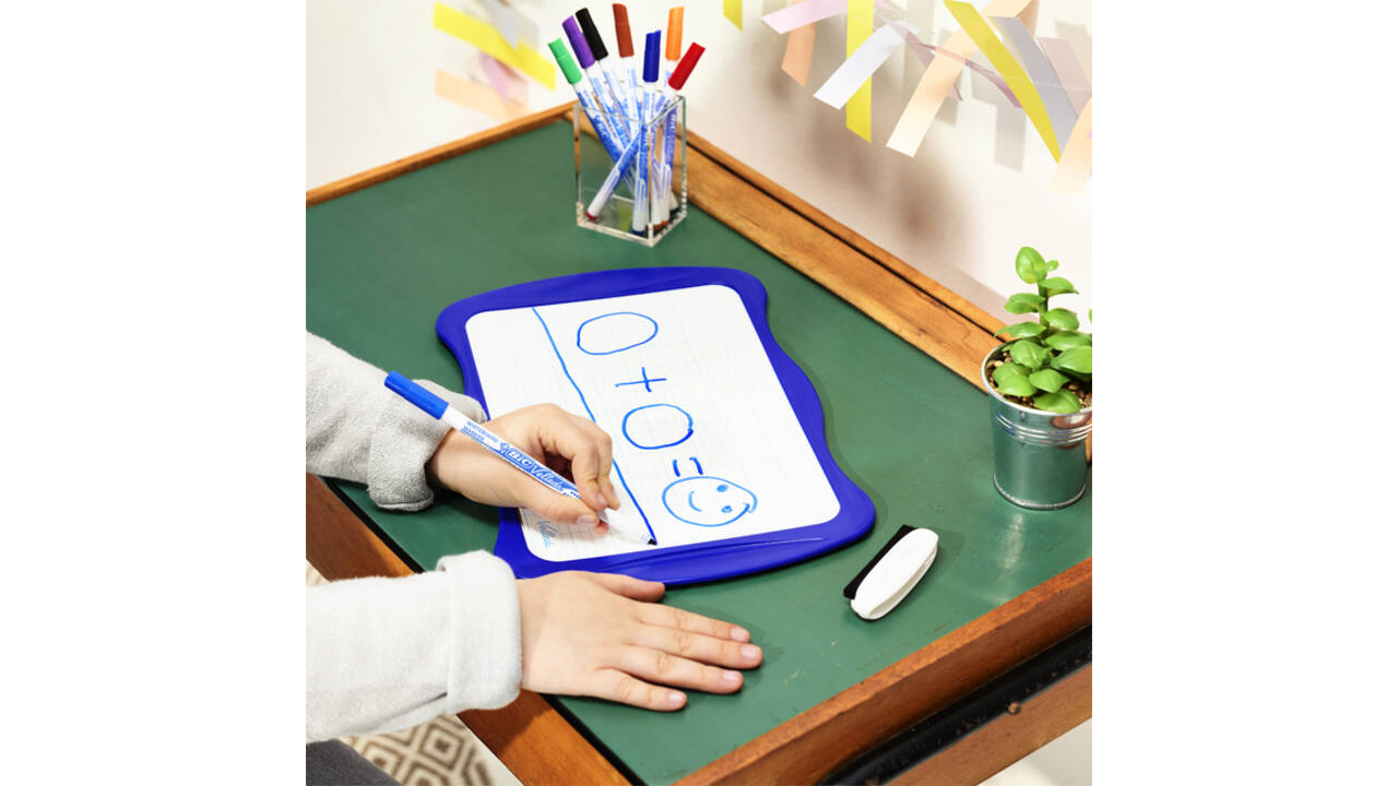 Viltstift Bic Velleda 1721 whiteboard rond fijn zwart
