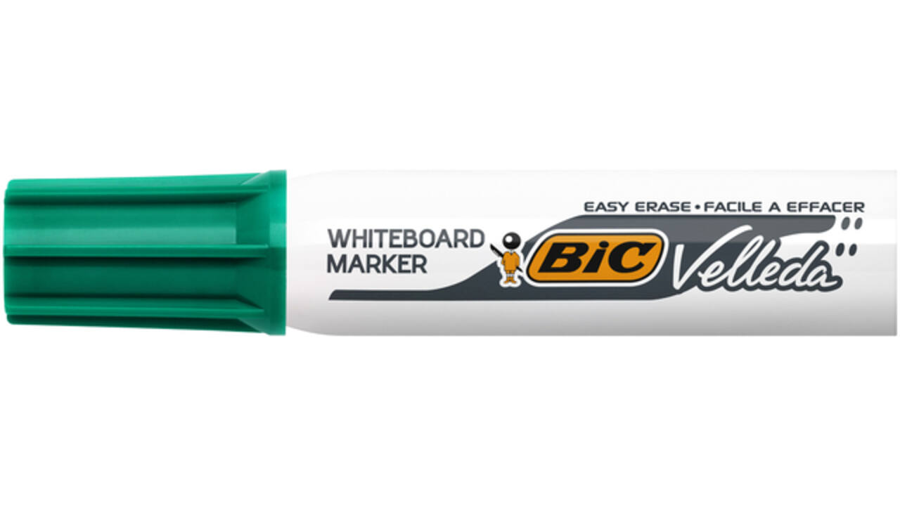 Viltstift Bic Velleda 1781 whiteboard schuin large groen