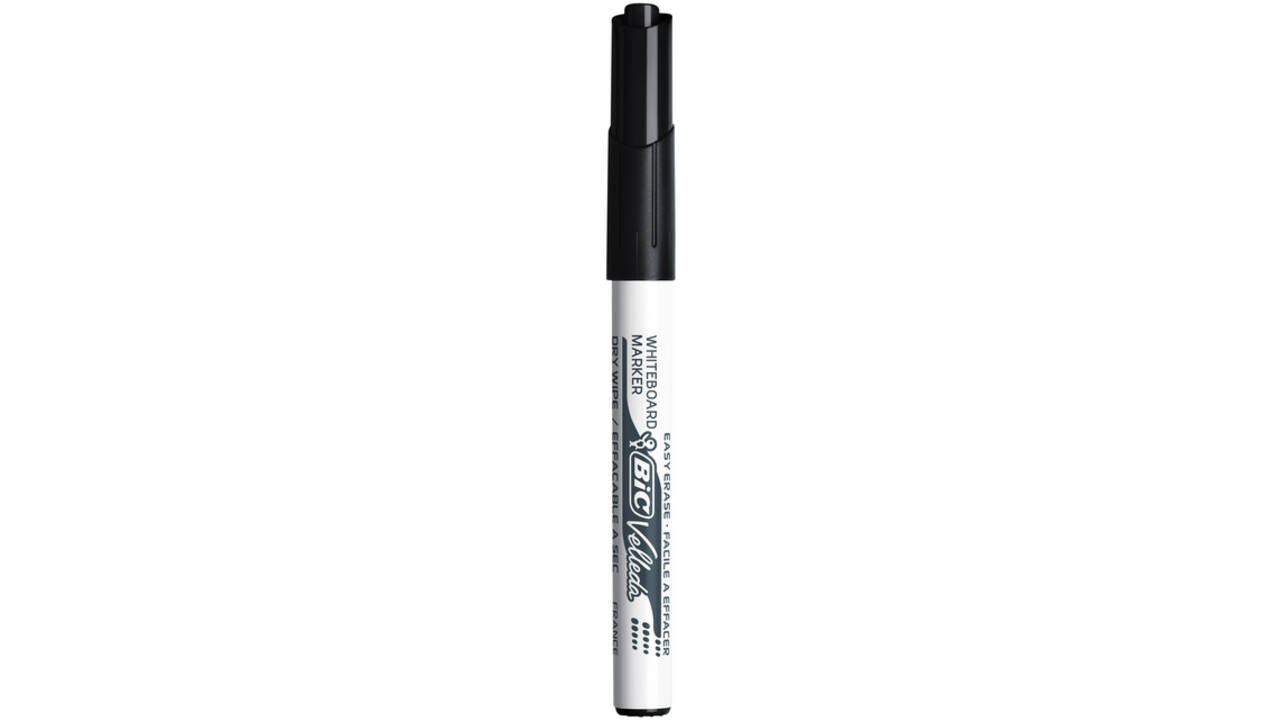 Viltstift Bic Velleda 1741 whiteboard rond medium zwart