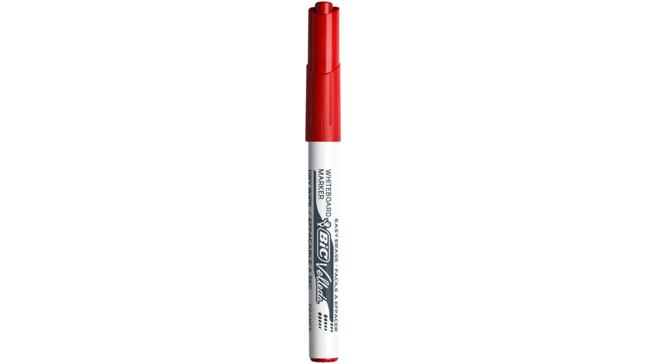 Viltstift Bic Velleda 1741 whiteboard rond medium rood