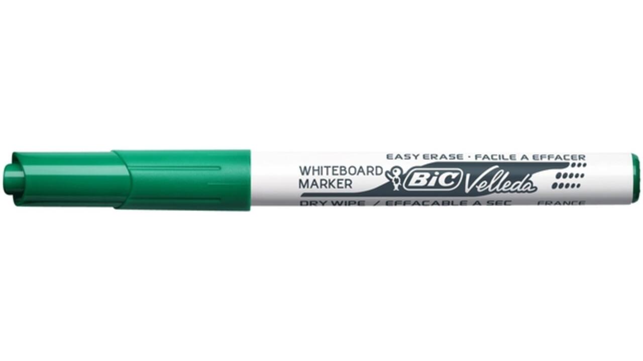 Viltstift Bic Velleda 1741 whiteboard rond medium groen