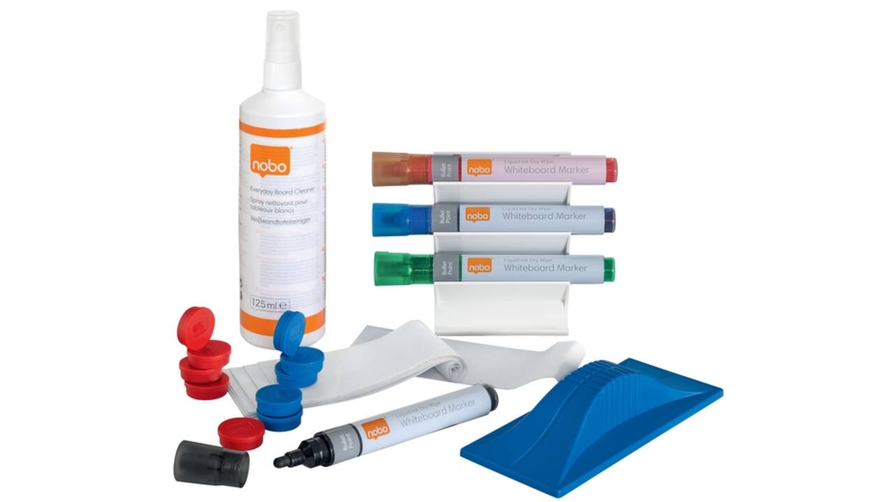 Whiteboard starterkit Nobo gebruikerskit