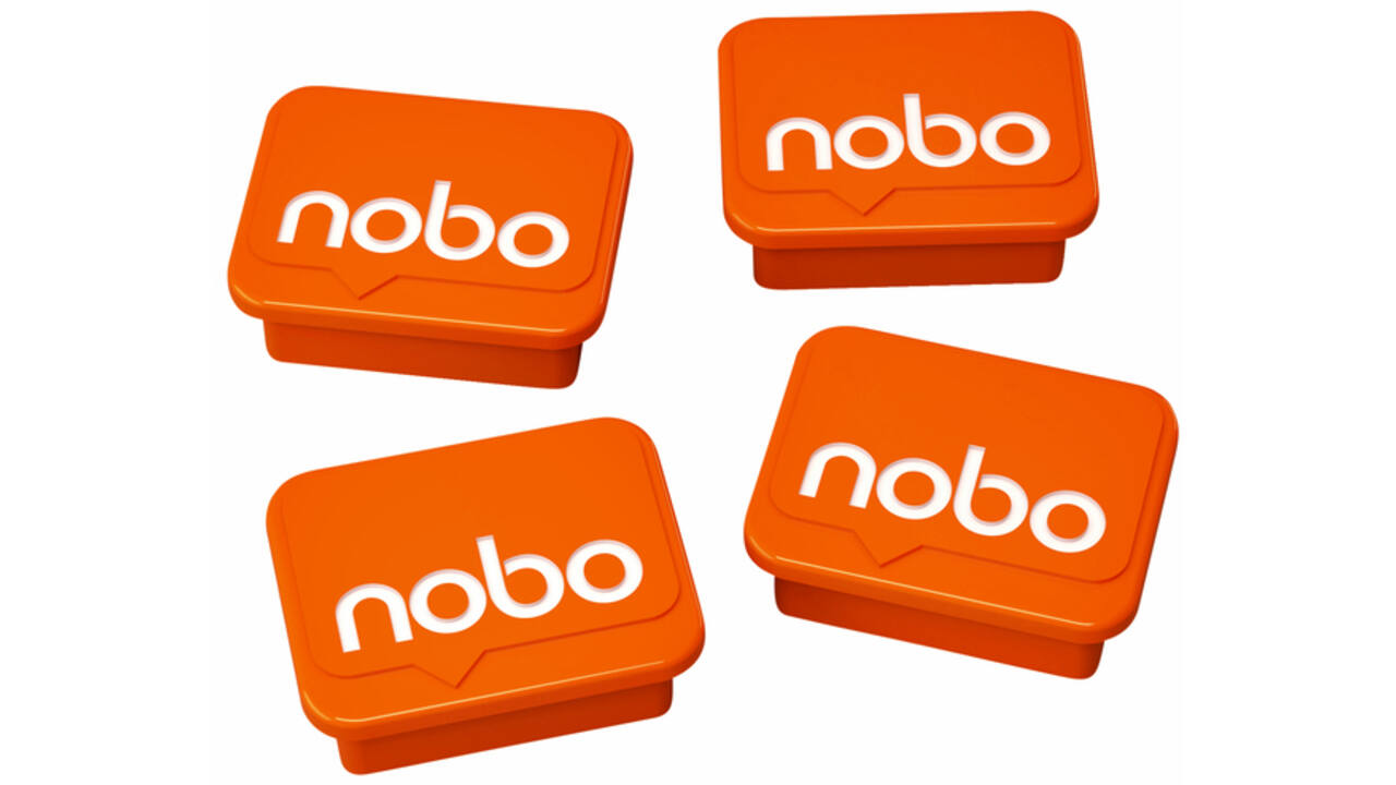 Magneet Nobo 22mm oranje
