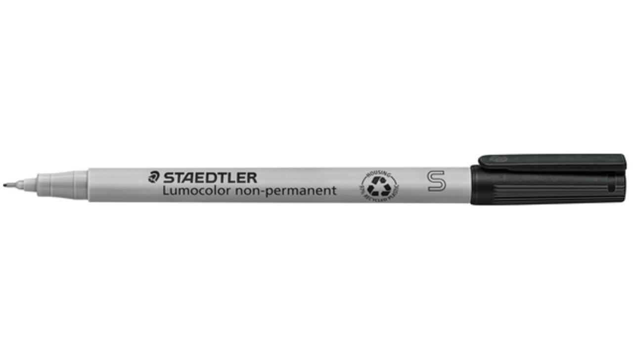 Viltstift Staedtler Lumocolor 311 non permanent S zwart