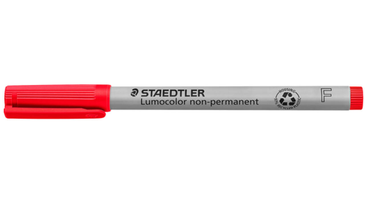 Viltstift Staedtler Lumocolor 316 non permanent F rood