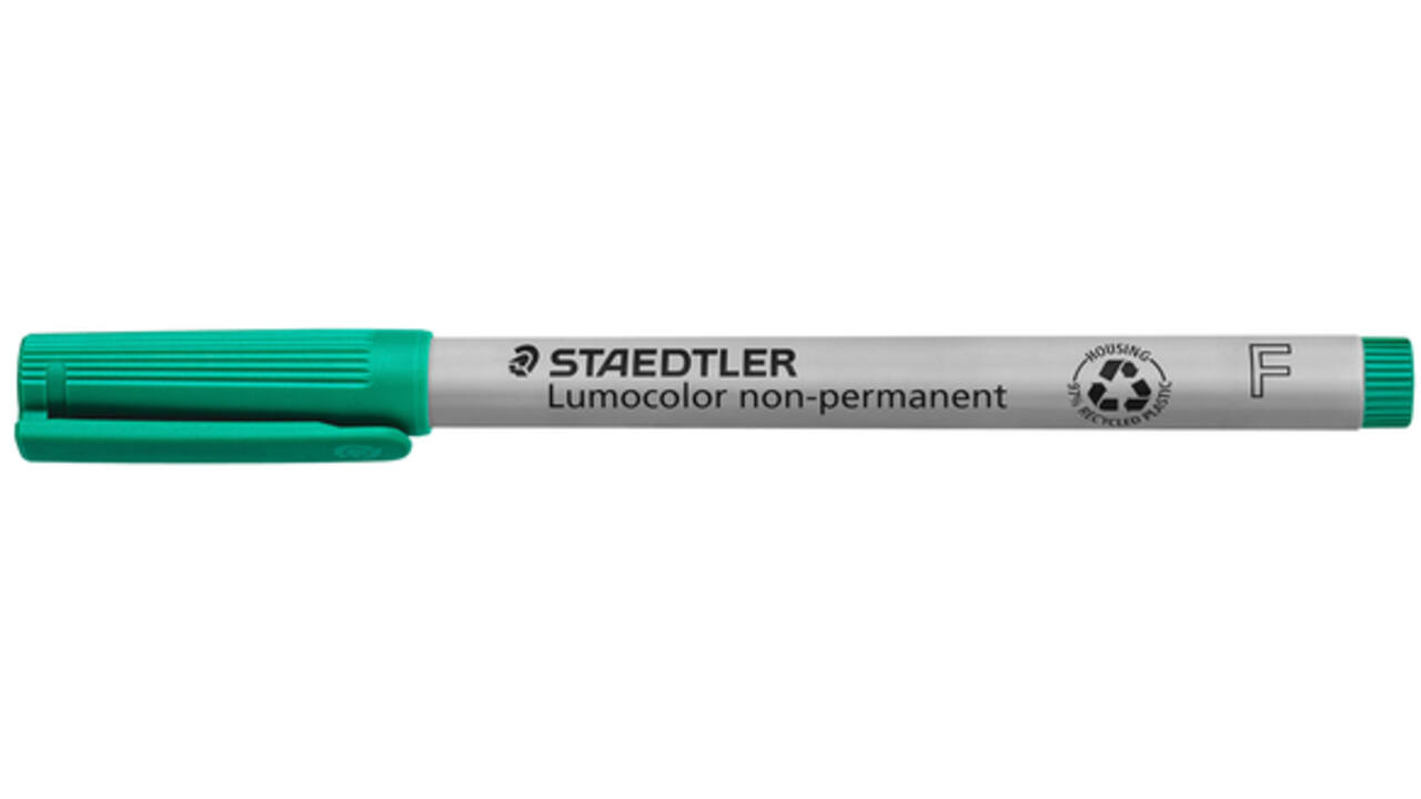 Viltstift Staedtler Lumocolor 316 non permanent F groen