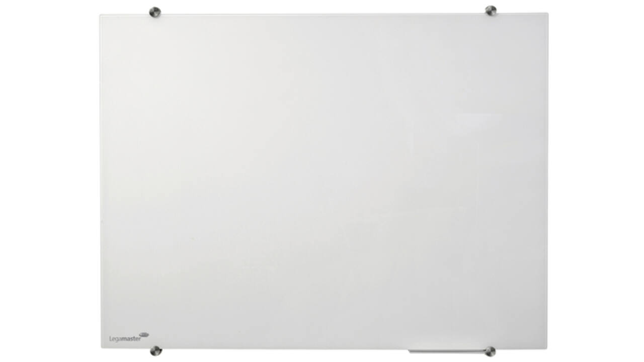 Glasbord Legamaster 90x120cm wit