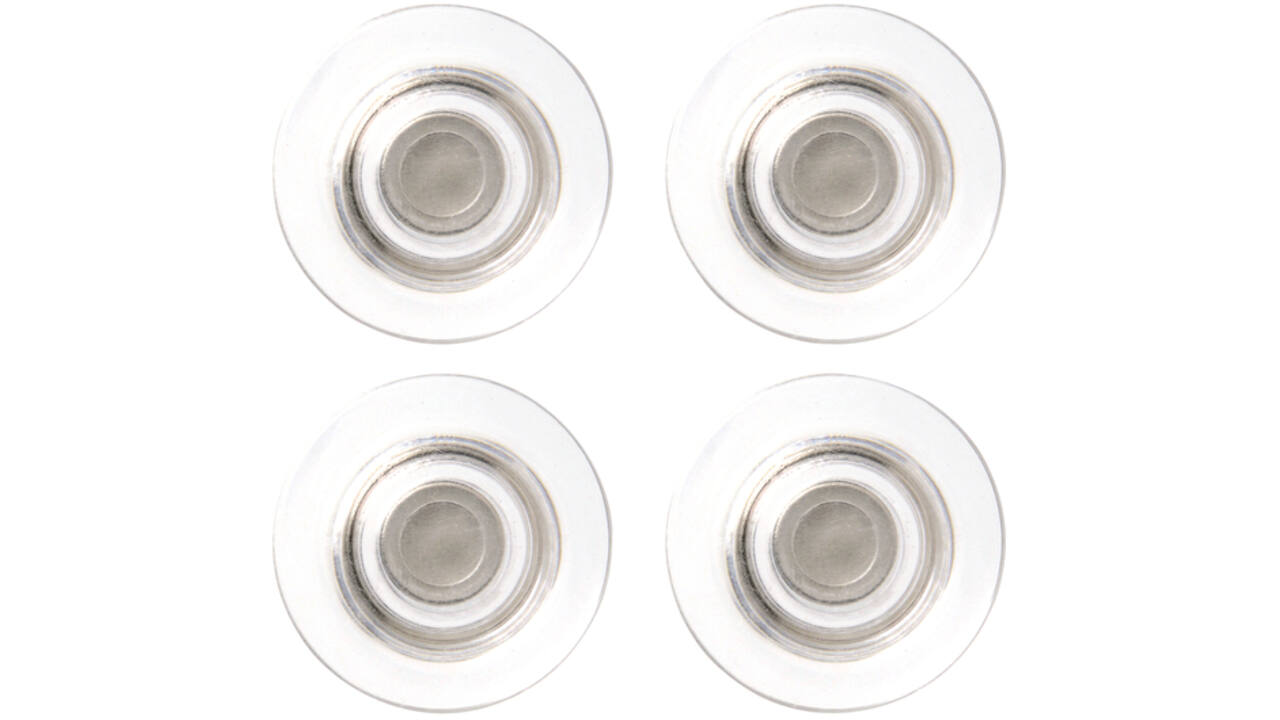 Glasbordmagneet Nobo extra sterk 32mm transparant