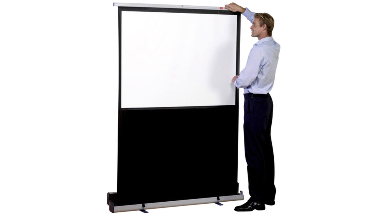 Projectiescherm Nobo draagbaar 162x122cm vloermodel