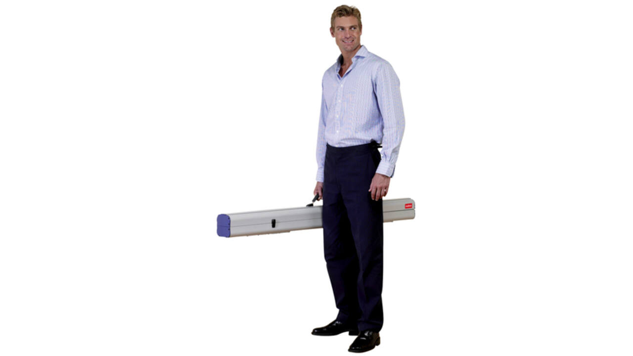 Projectiescherm Nobo draagbaar 162x122cm vloermodel
