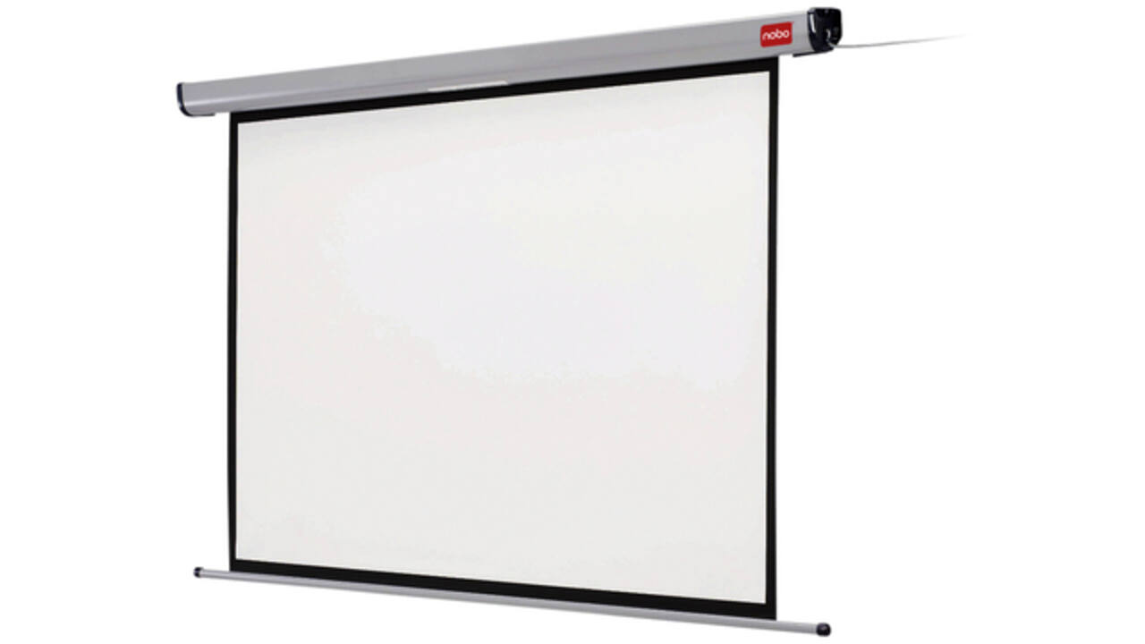 Projectiescherm Nobo wand 240cm elektrisch