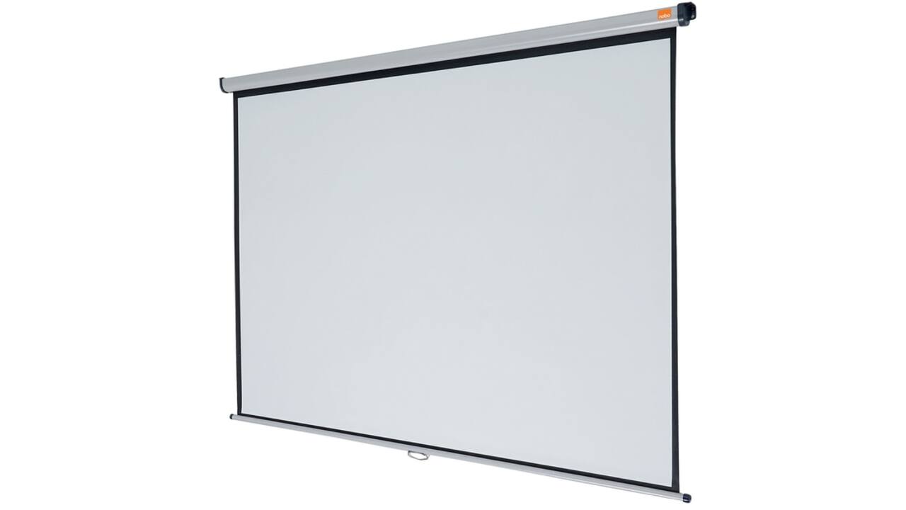 Projectiescherm Nobo wand 175x109cm