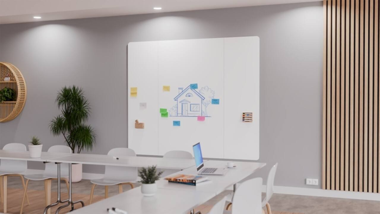 Whiteboard Legamaster Wall-Up 119.5x200cm