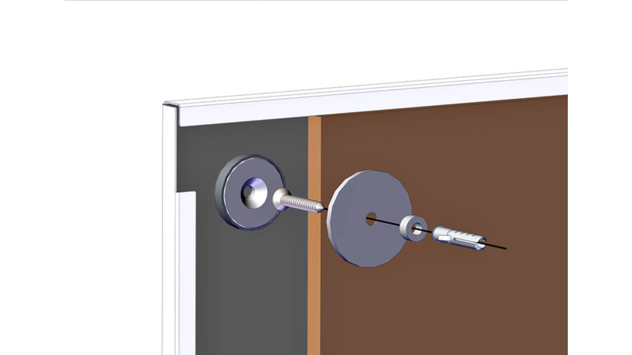 Whiteboard Legamaster Board-Up 75x75cm