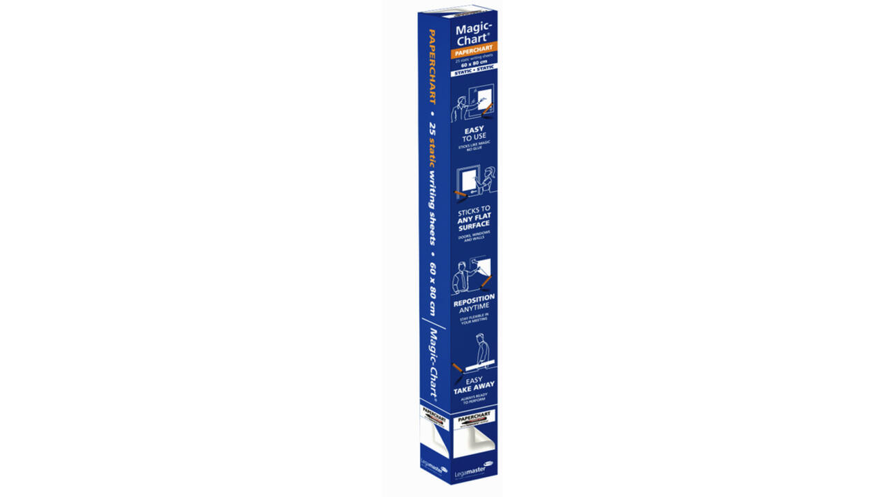 Magic-Chart Legamaster Paperchart folie 60x80cm wit