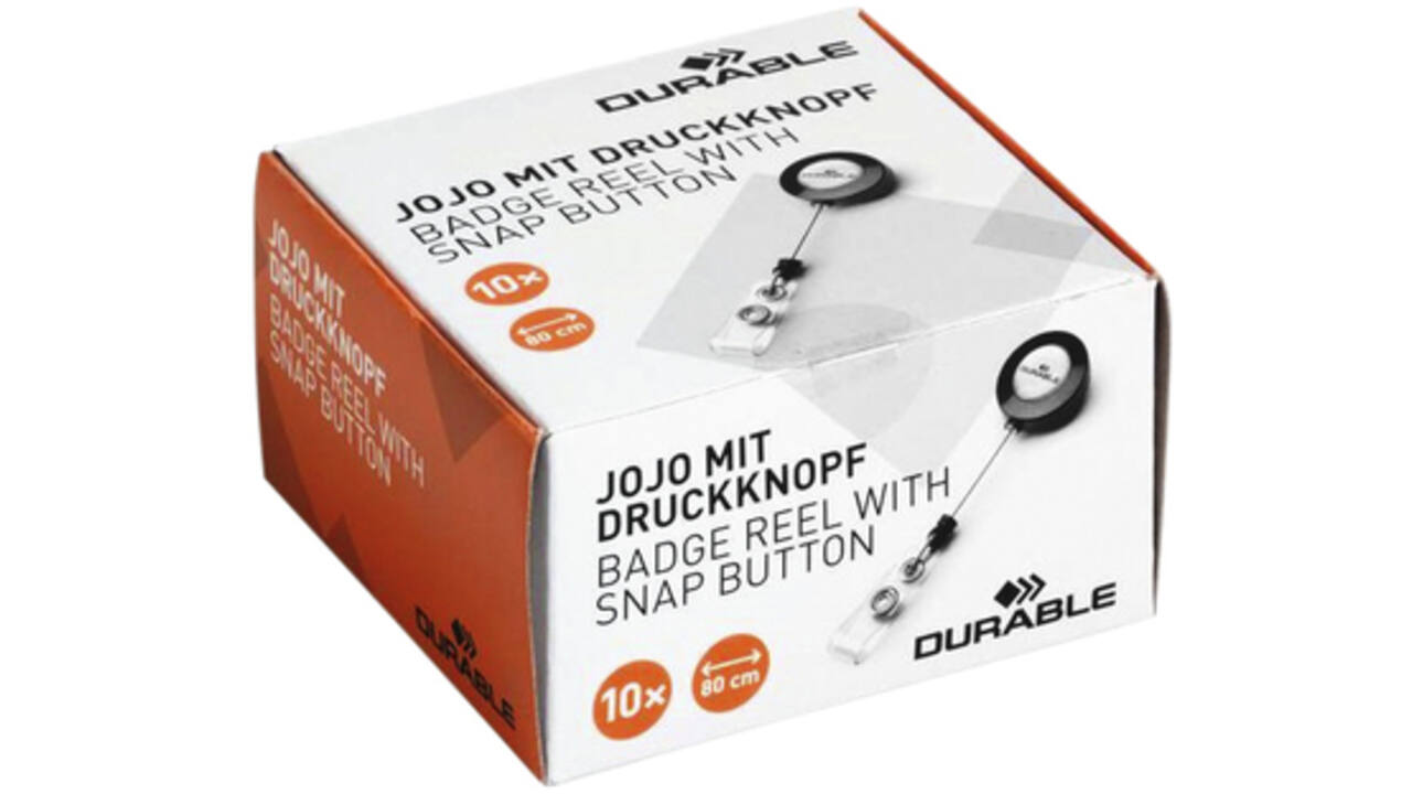 Afrolmechanisme Durable 8152 met drukknop 80cm antraciet