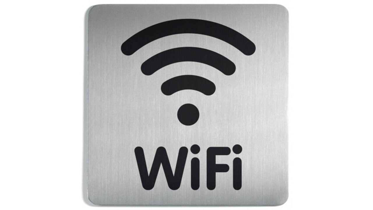 Infobord pictogram Durable 4786 vierkant wifi 150mm