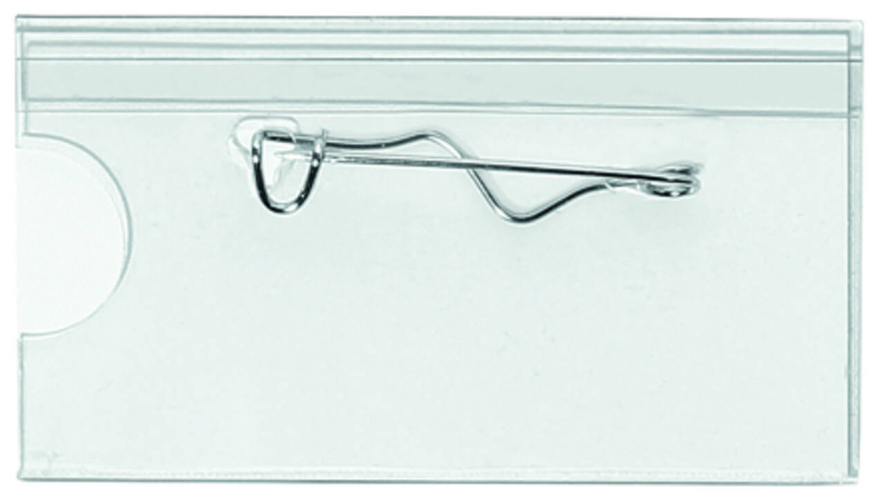 Badge Quantore met speld 40x60mm