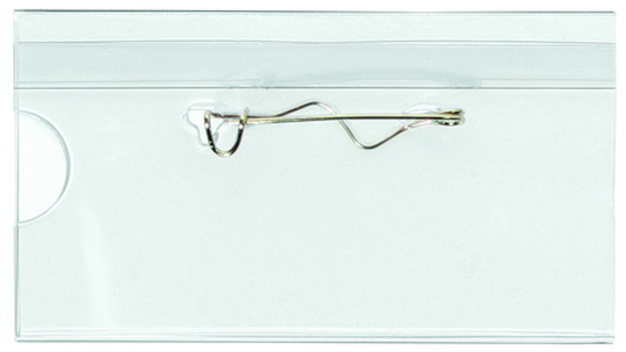 Badge Quantore met speld 40x75mm