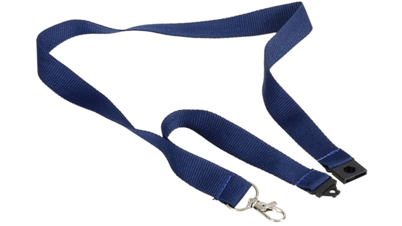 Badgekoord Europel donkerblauw