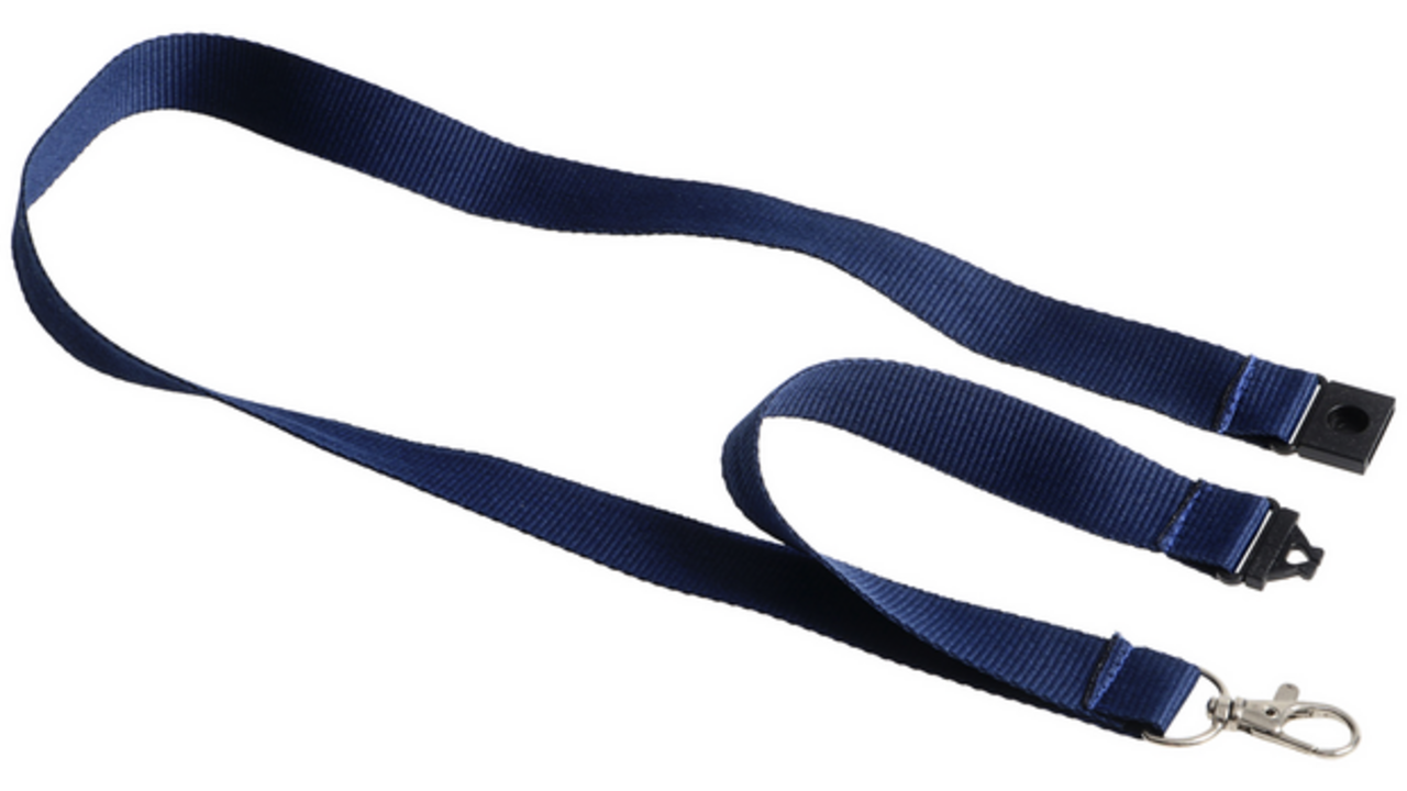 Badgekoord Europel donkerblauw