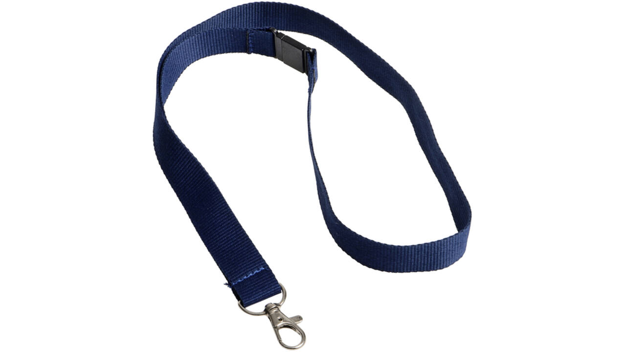 Badgekoord Europel donkerblauw