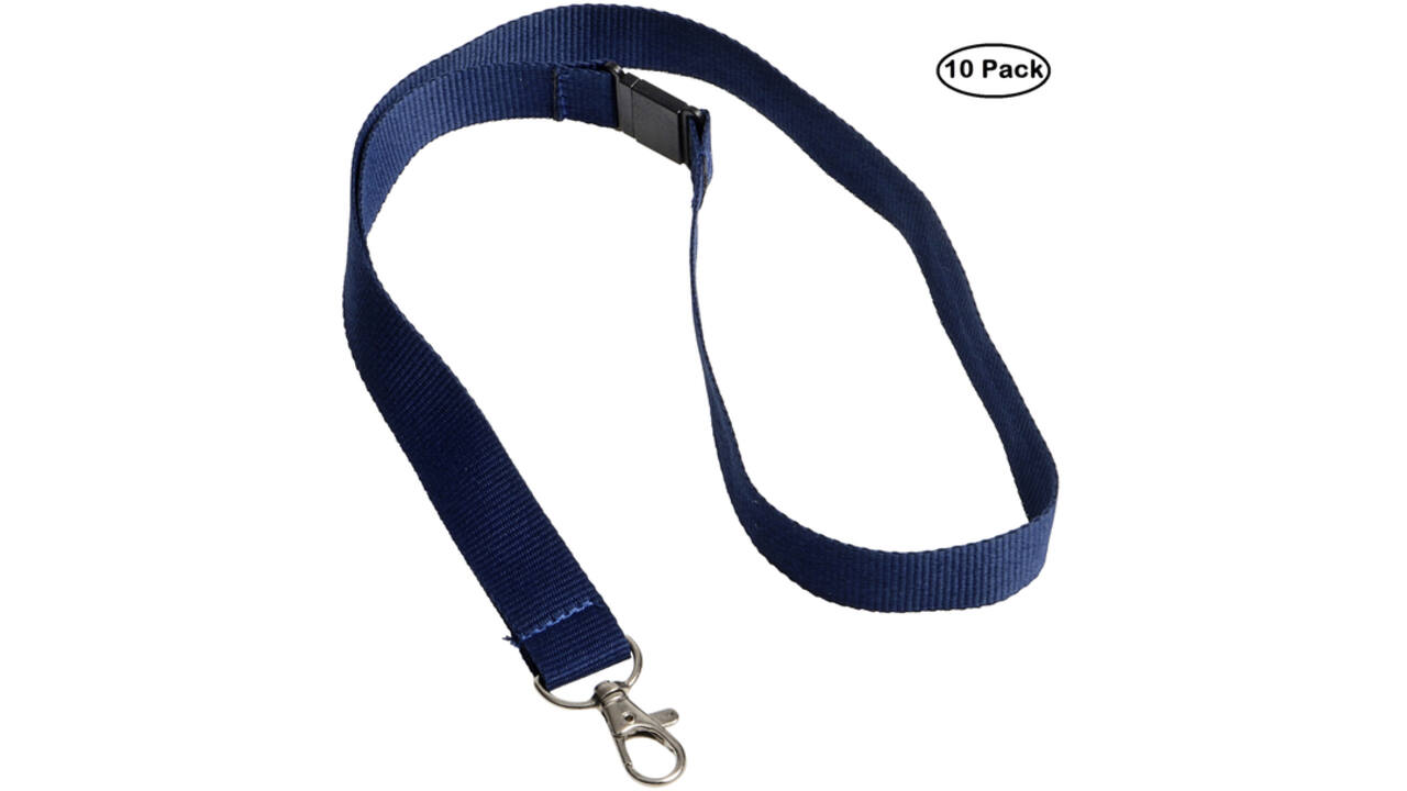 Badgekoord Europel donkerblauw