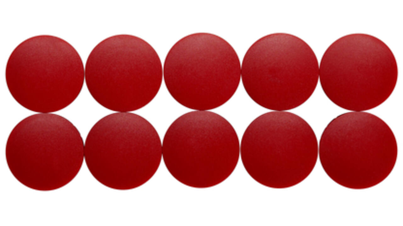 Magneet MAUL Solid 38mm 2500gr rood