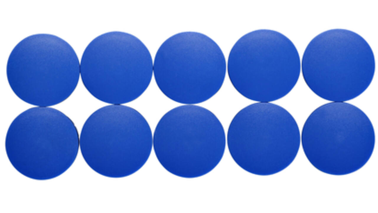 Magneet MAUL Solid 38mm 2500gr blauw