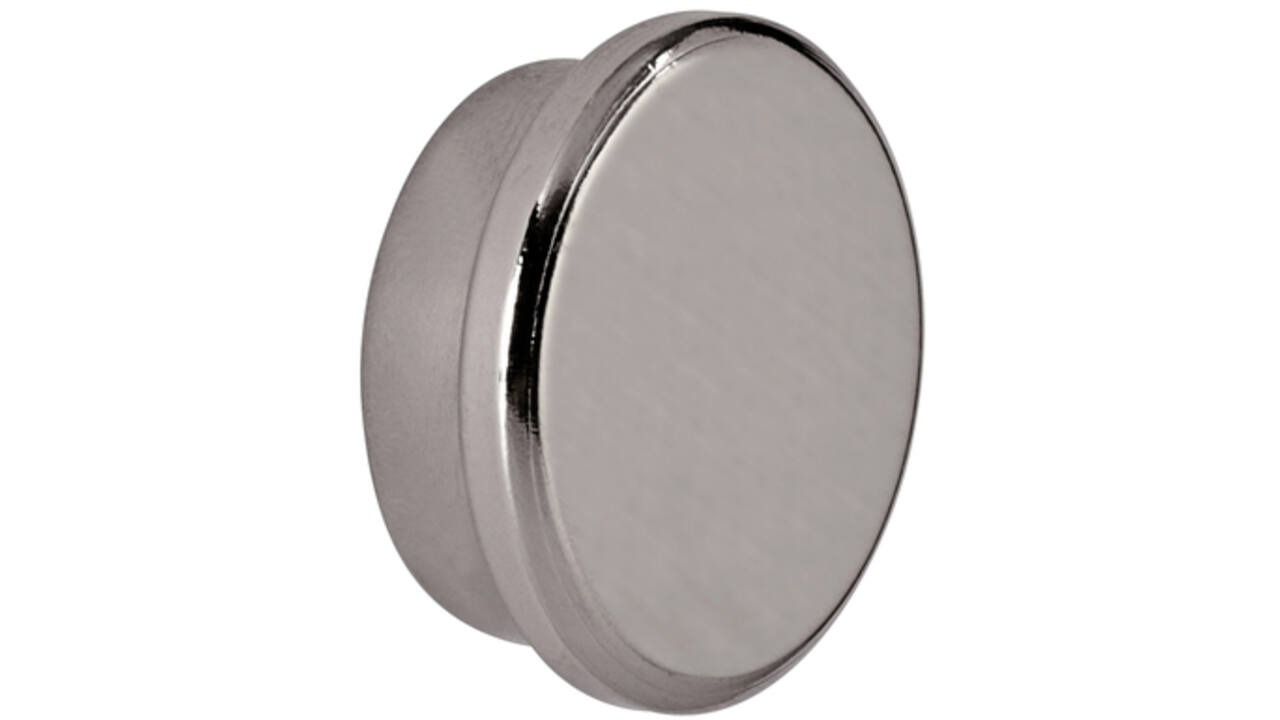 Magneet MAUL Neodymium rond 25mm 13kg nikkel