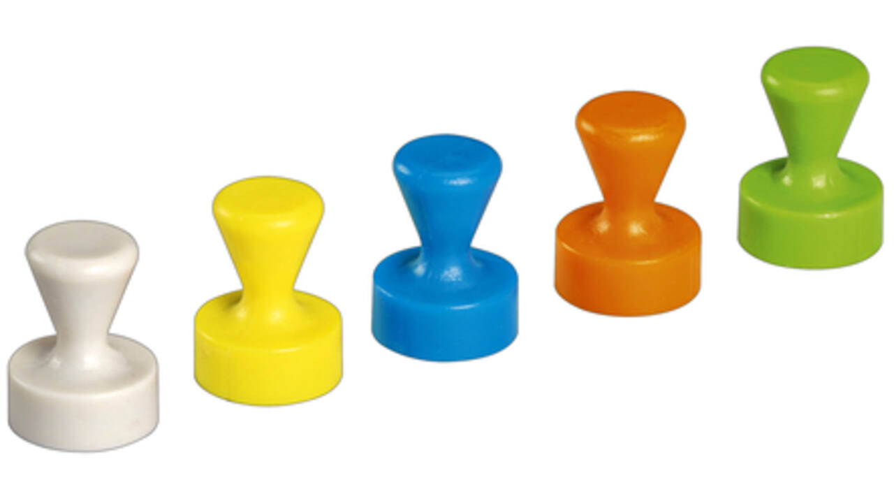 Magneet MAUL Neodymium kegel 12mm 1.5kg assorti