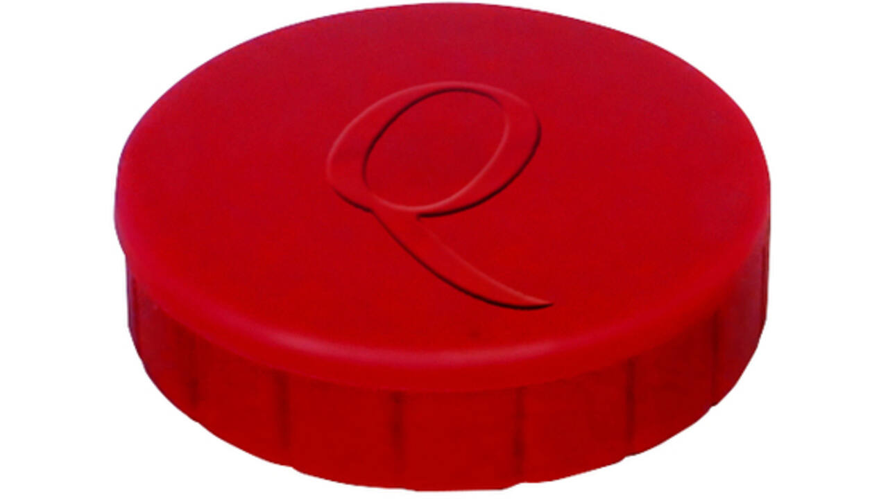 Magneet Quantore 32mm 800gram rood 10stuks